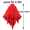 Seawhisper Teufel Kostüm Damen Teufel-Umhang Teufelshörner Haarreif Rot Faschingskostüme Masquerade Costumes - Image 4