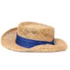 Seawhisper Strohhut Natur Herren & Damen Sonnenhut Boater Gondoliere-Hut für Frühjahr & Sommer Headwear mit Ripsband - Image 2